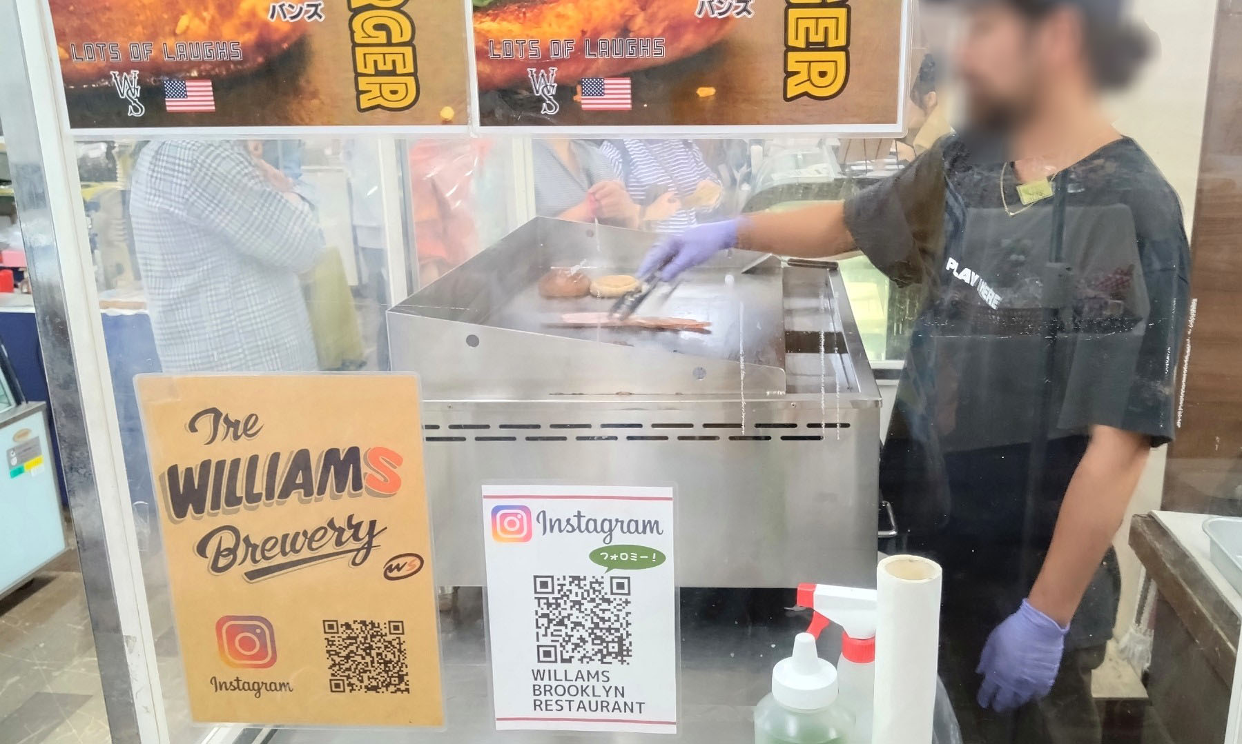 WILLIAMSの出店の様子