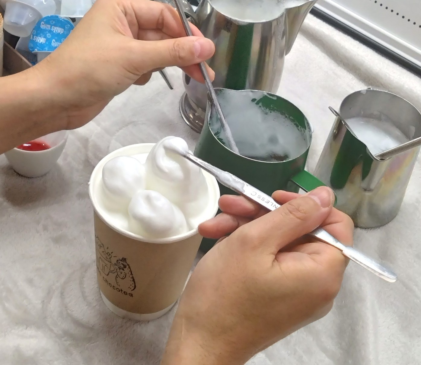 3Dアートの様子