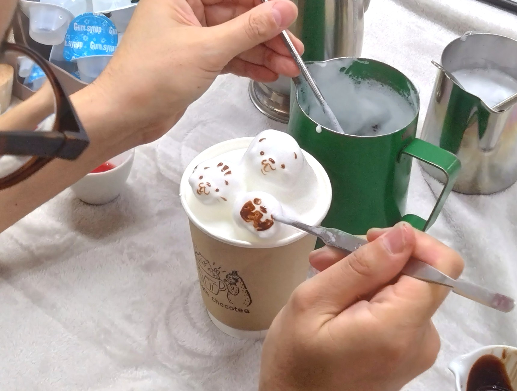 3Dアートの様子②